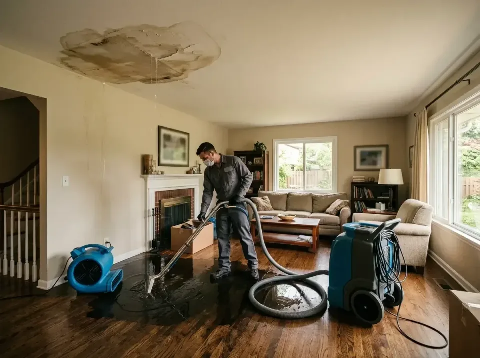 attic-pipe-burst-ceiling-drip-008 — frequently asked questions, Water Damage Restoration & Carpet Care in Milwaukee, WI